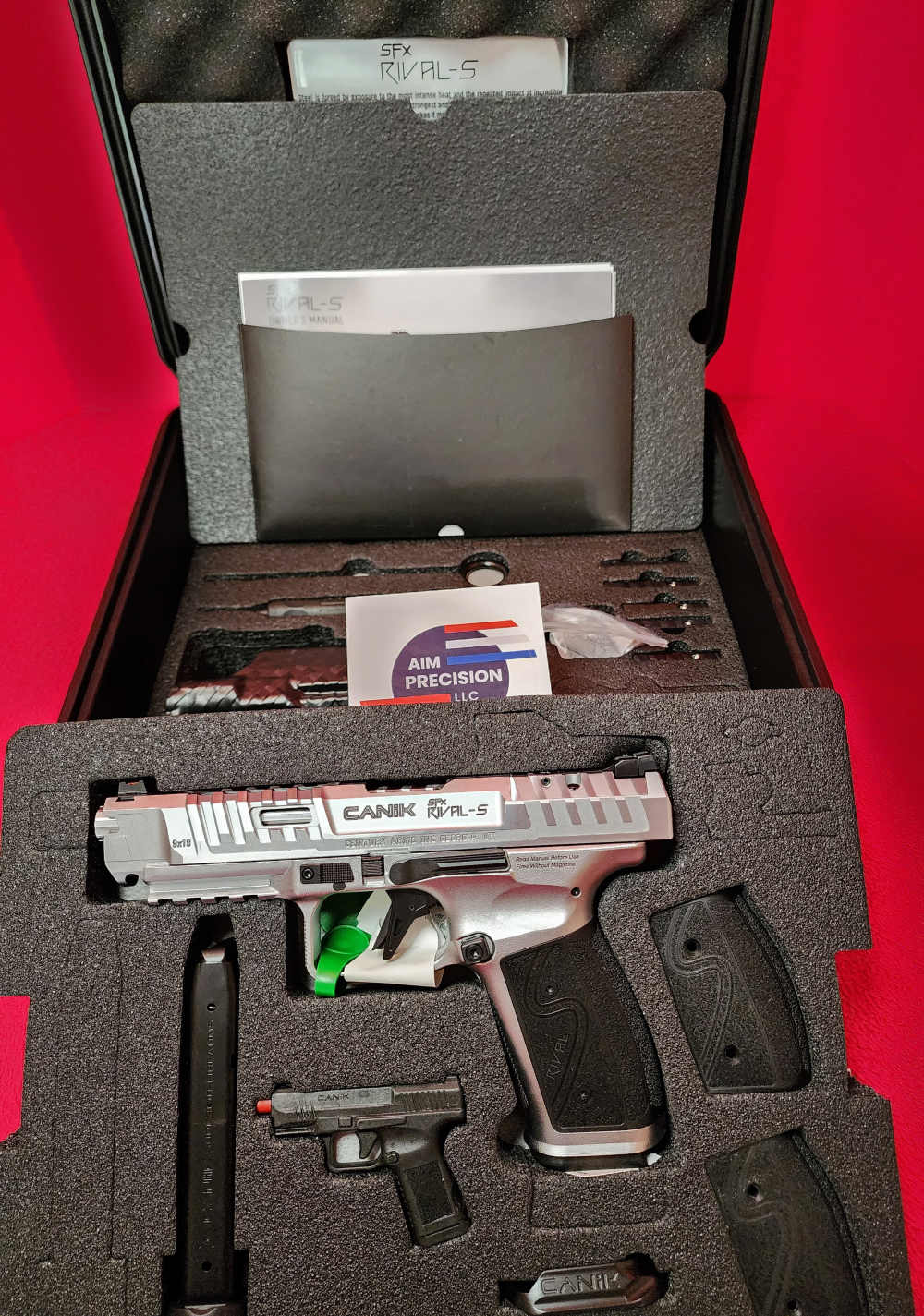 CANIK SFX RIVAL-S 9MM CHROME 5" STEEL FRAME-img-6
