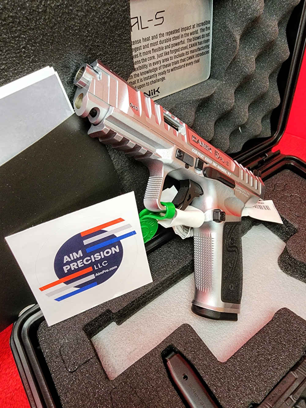 CANIK SFX RIVAL-S 9MM CHROME 5" STEEL FRAME-img-2