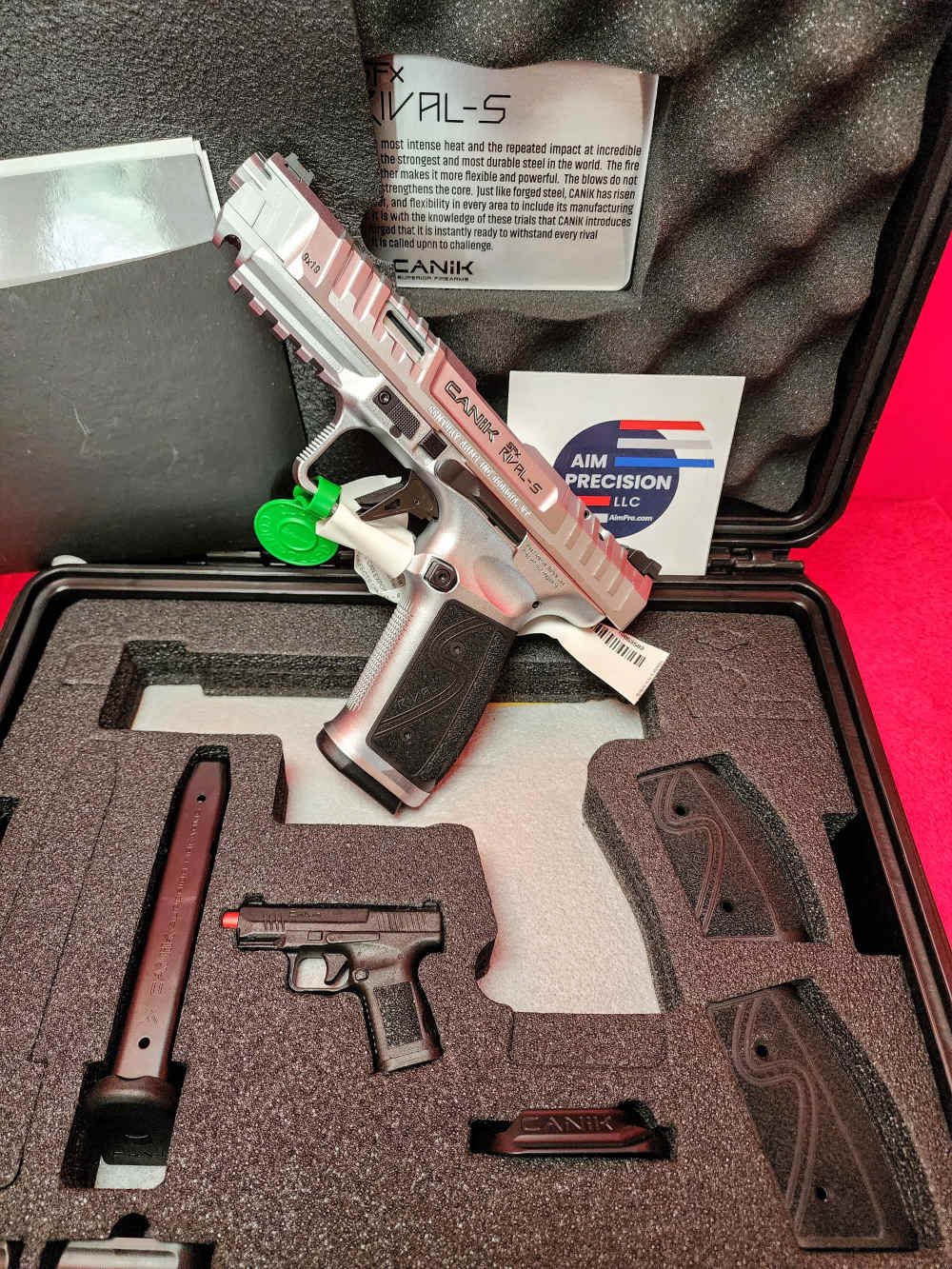 CANIK SFX RIVAL-S 9MM CHROME 5" STEEL FRAME-img-0