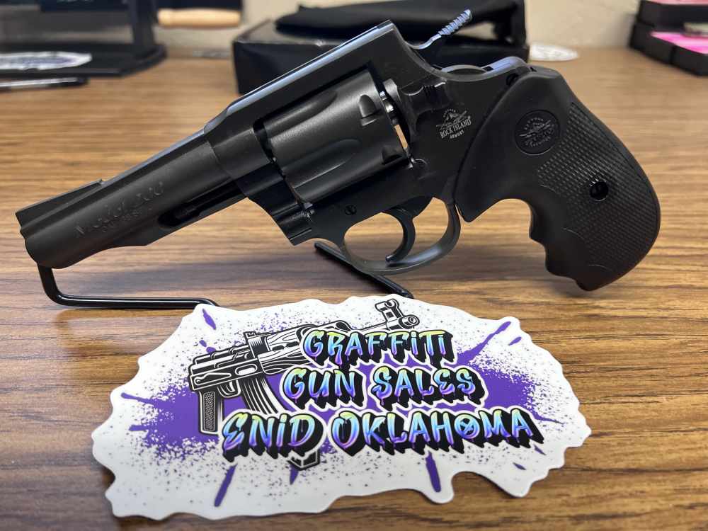 Rock Island M200 Medium Frame 38 Special 6rd 4" Black Parkerized-img-0