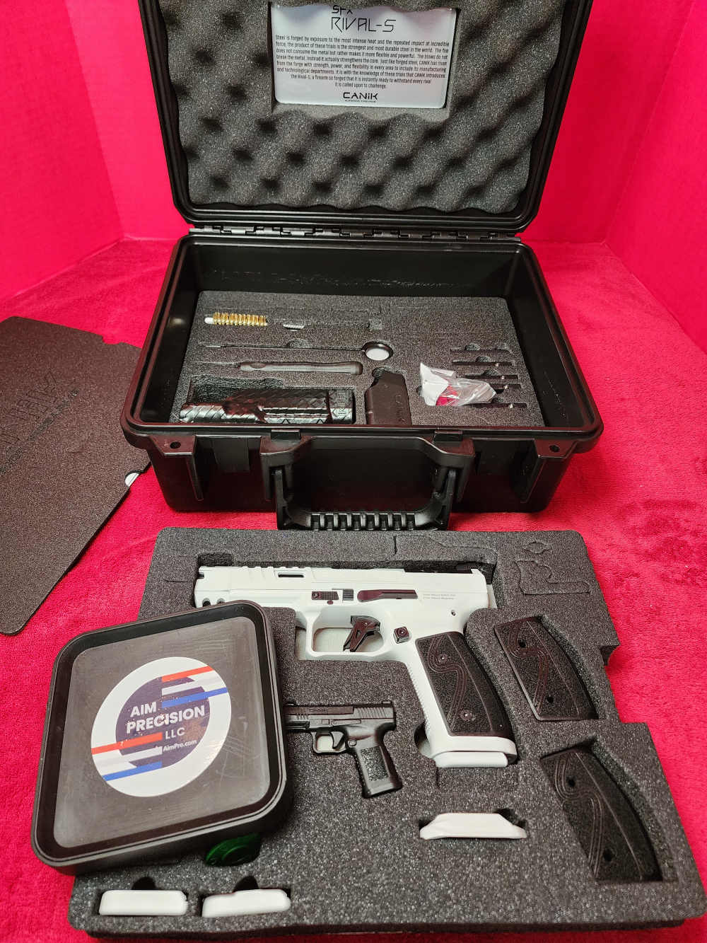 CANIK SFX RIVAL-S 9MM WHITE CERAKOTE STEEL FRAME -img-0