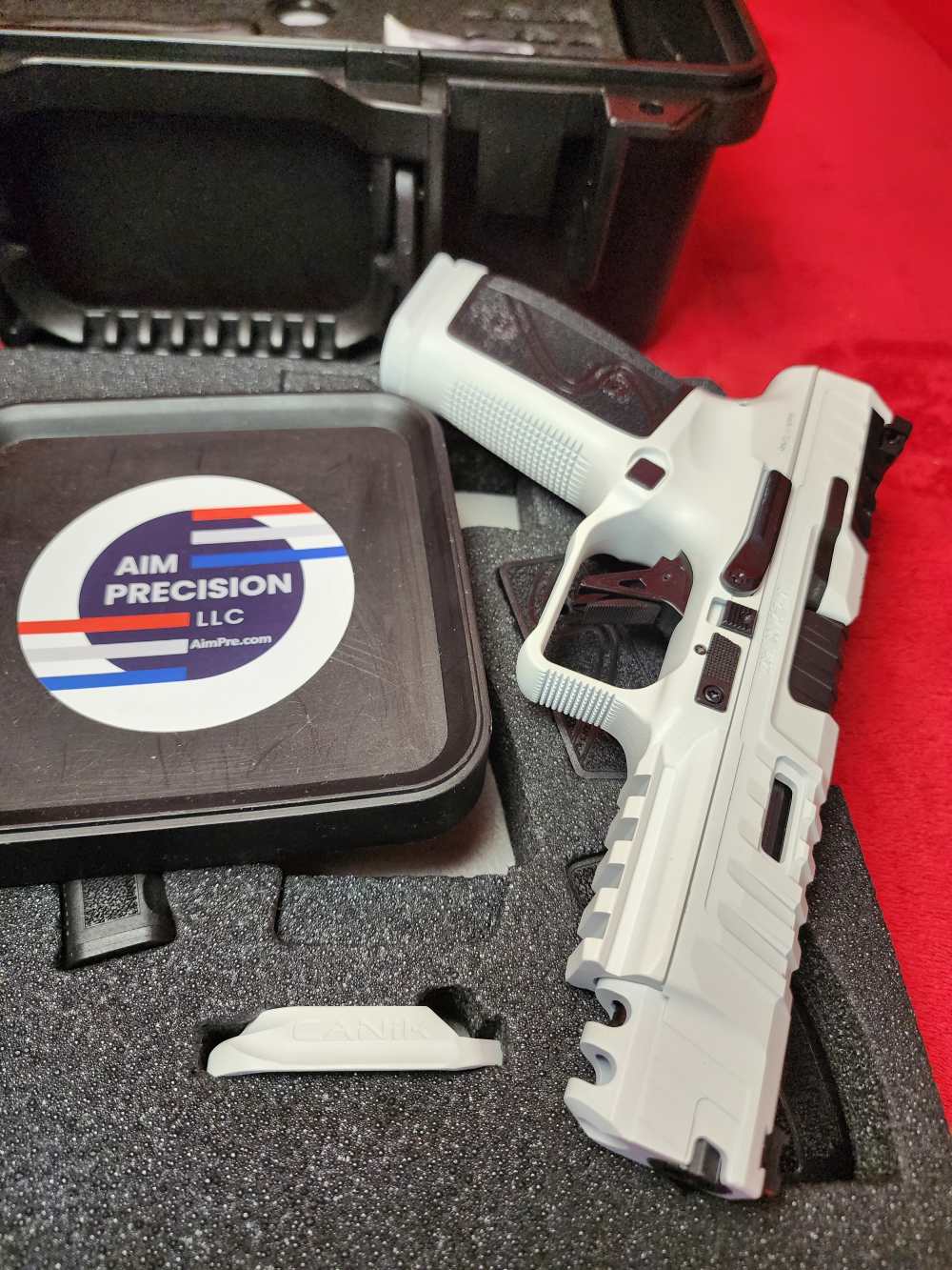 CANIK SFX RIVAL-S 9MM WHITE CERAKOTE STEEL FRAME -img-7