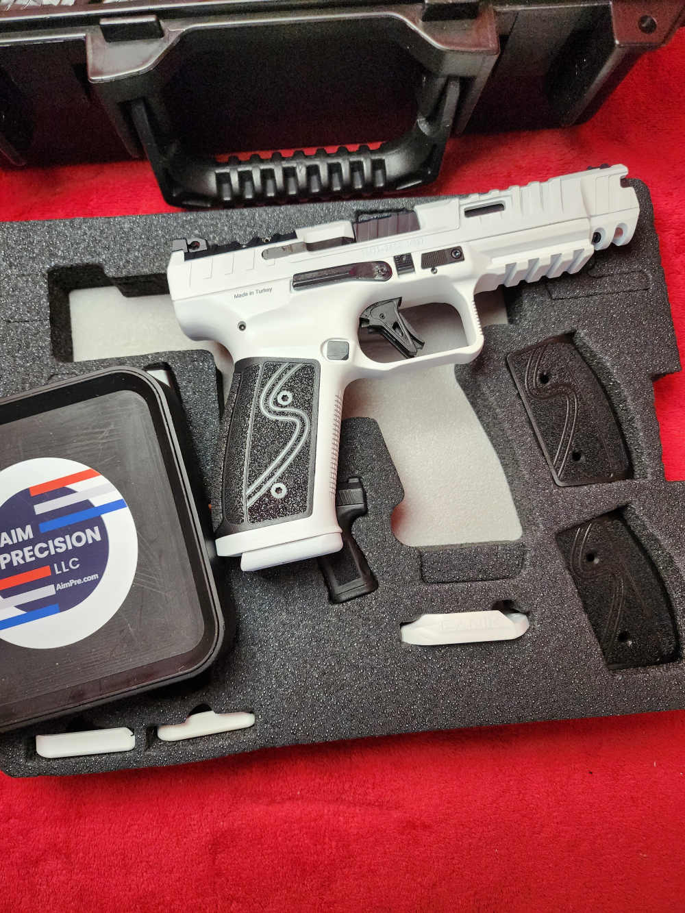 CANIK SFX RIVAL-S 9MM WHITE CERAKOTE STEEL FRAME -img-2
