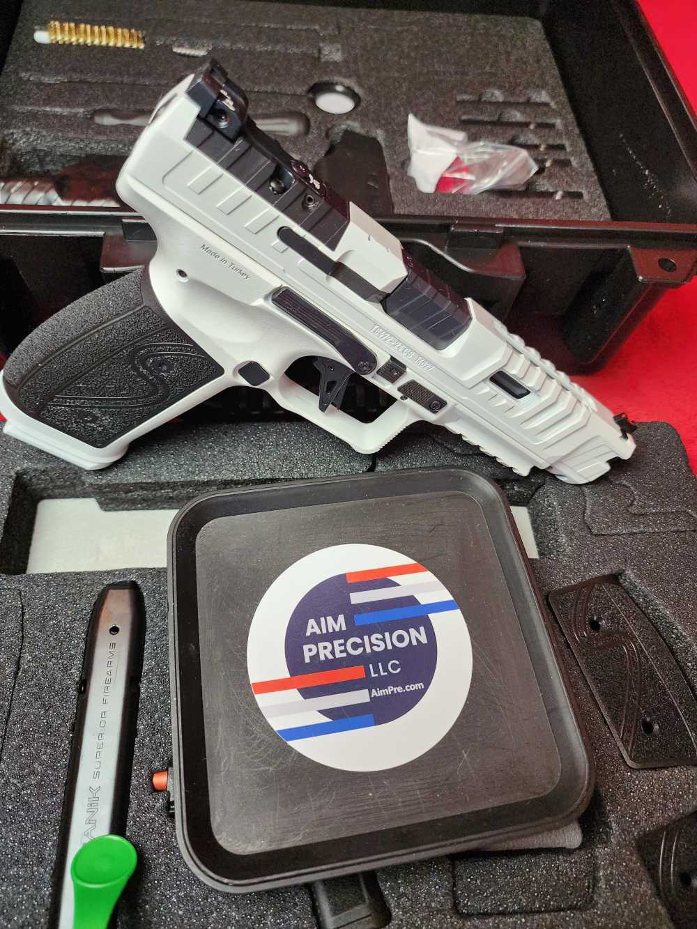 CANIK SFX RIVAL-S 9MM WHITE CERAKOTE STEEL FRAME -img-6
