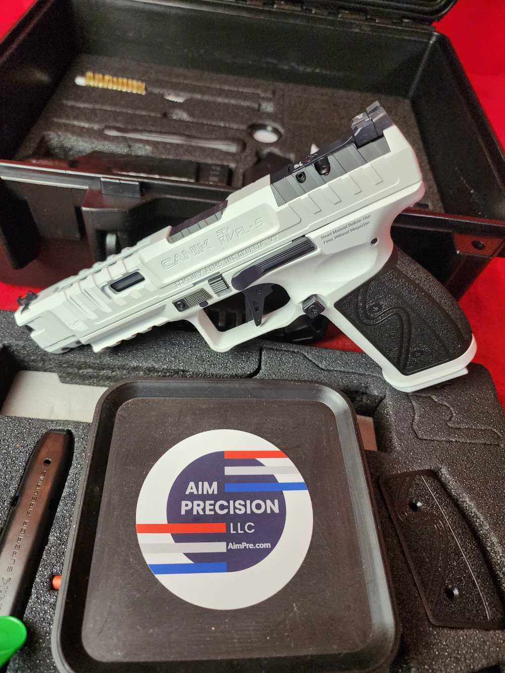 CANIK SFX RIVAL-S 9MM WHITE CERAKOTE STEEL FRAME -img-5
