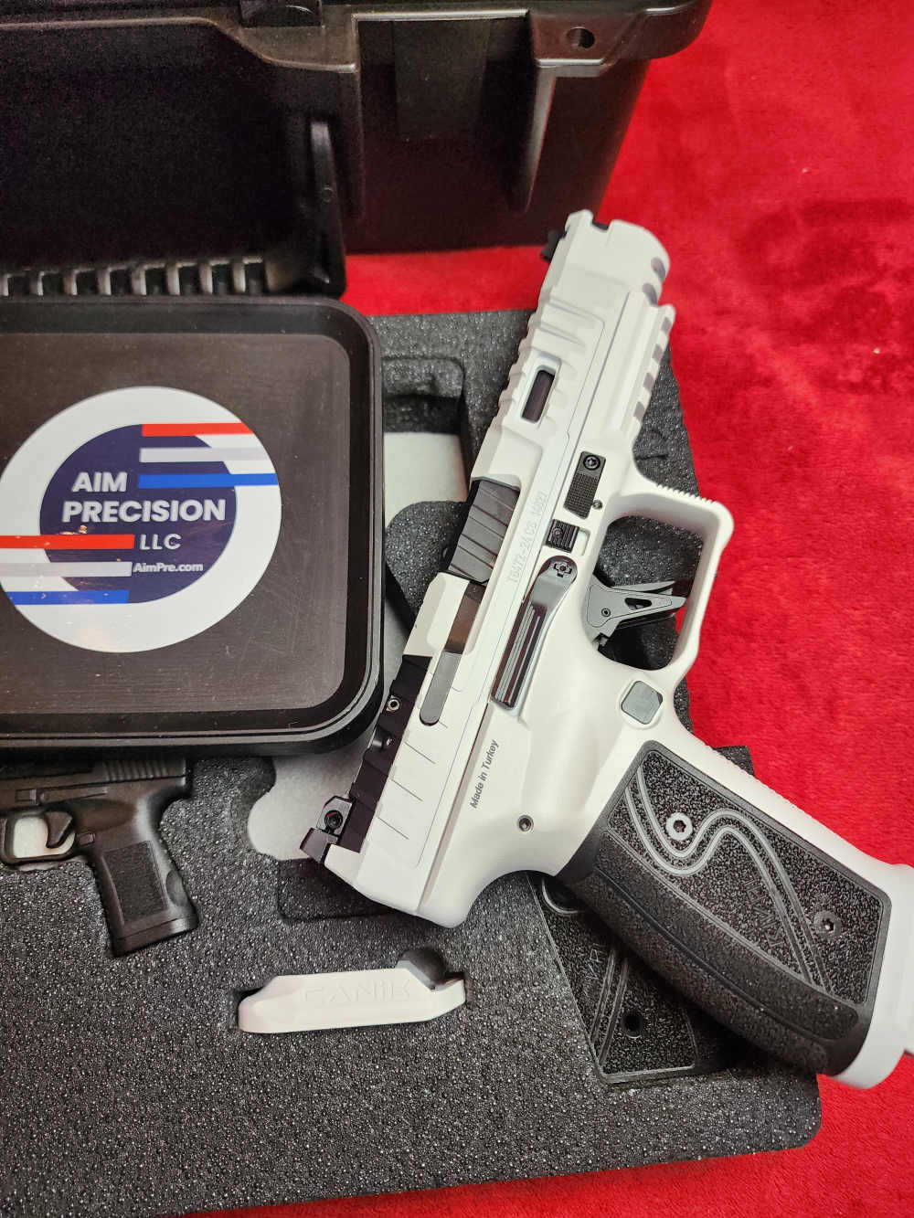 CANIK SFX RIVAL-S 9MM WHITE CERAKOTE STEEL FRAME -img-8