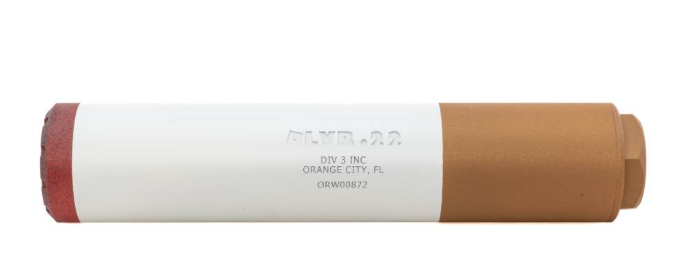 DIVISION 3 OLVR "Heater" Cigarette Suppressor .22 LR 1/2x28 Direct Thread-img-0