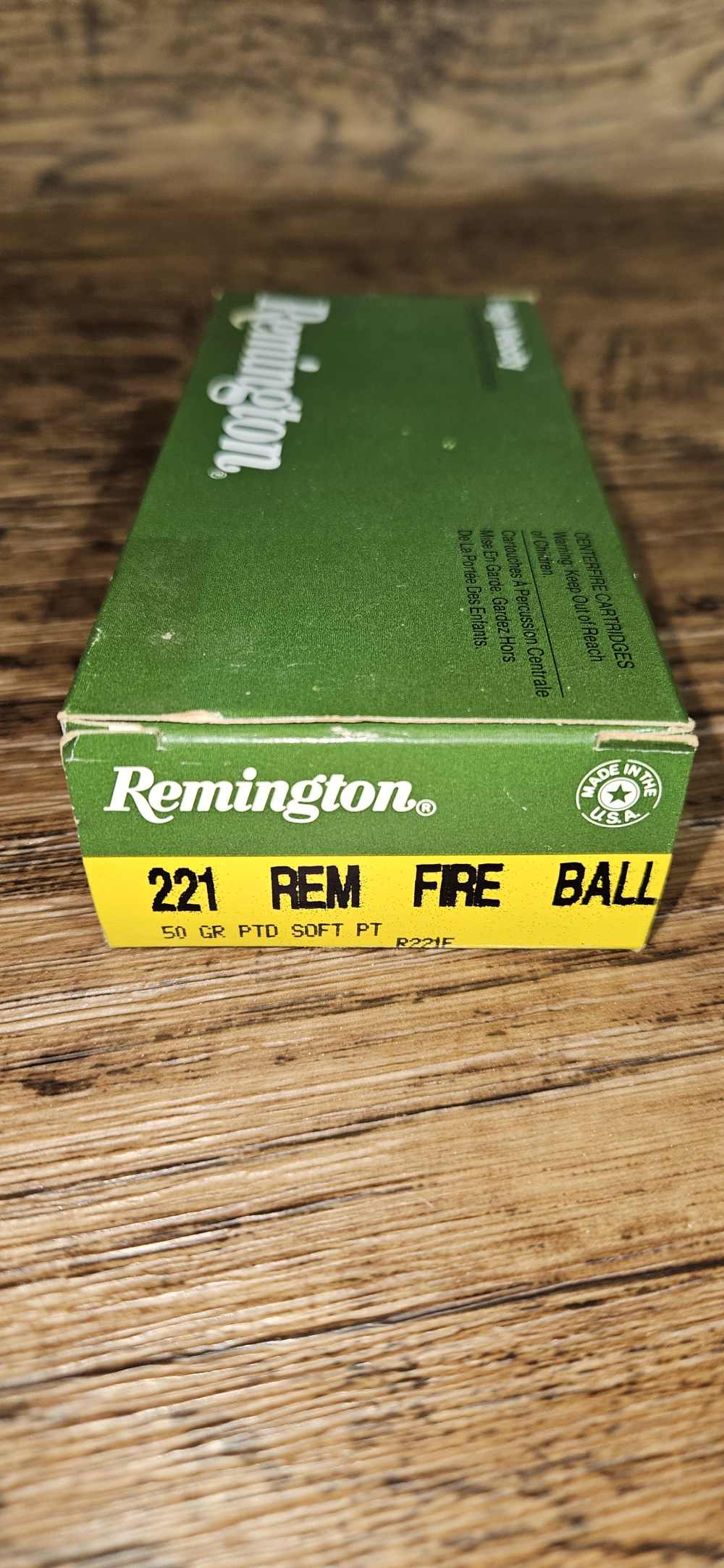 (LW-A4) Vintage Remington .221 Fireball 50gr PSP R221F 40-Rounds-img-1
