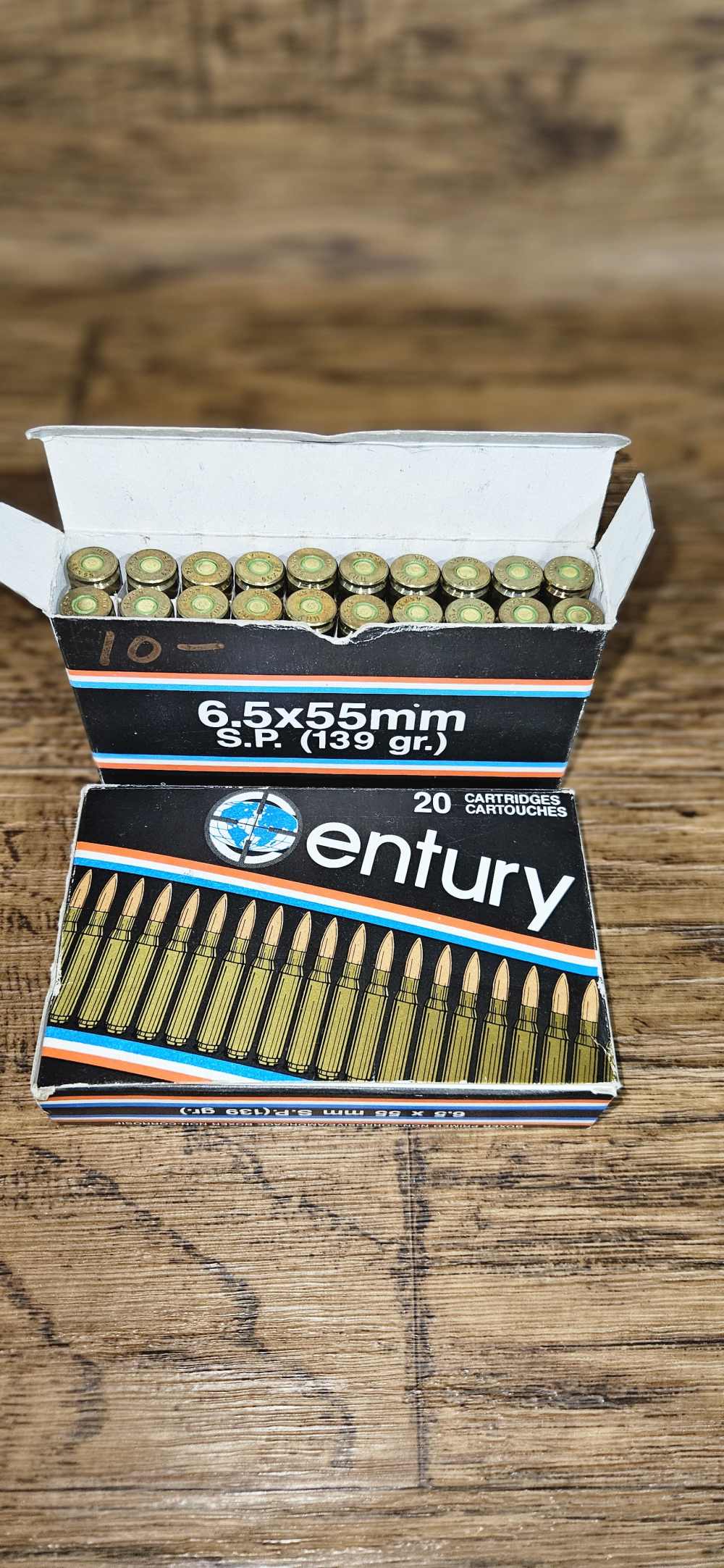 (LW-A11) Vintage Century Int'L Arms 6.5x55mm 139gr 40 Factory Rounds!-img-0