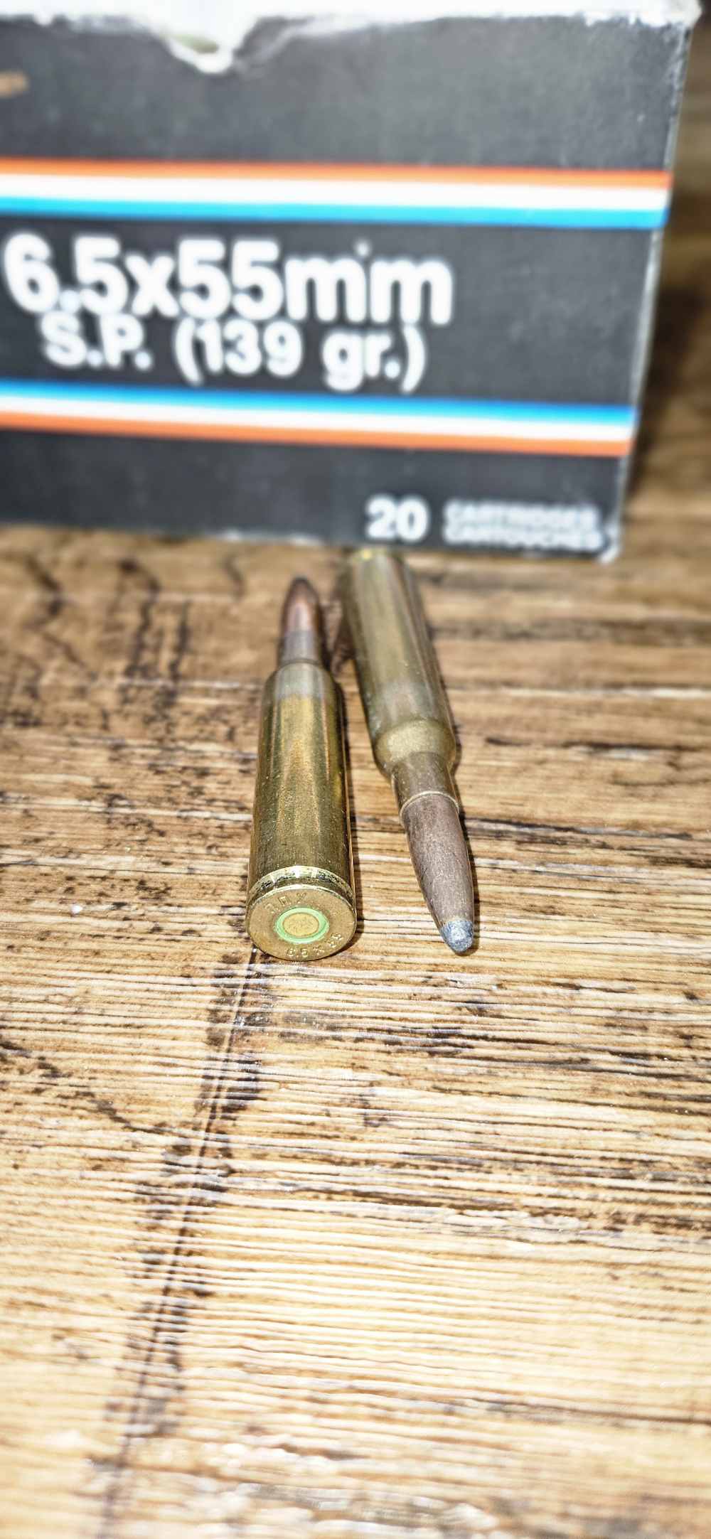 (LW-A11) Vintage Century Int'L Arms 6.5x55mm 139gr 40 Factory Rounds!-img-1