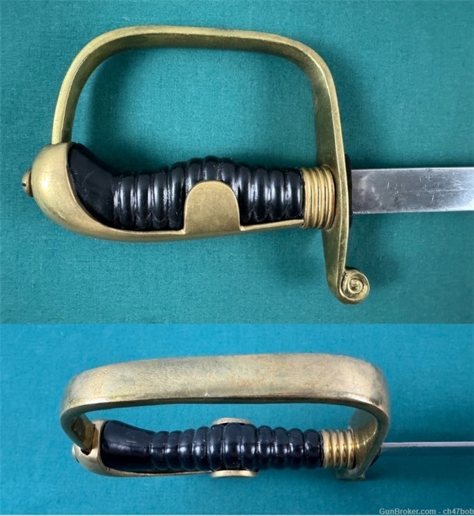 ARGENTINE SAN LUIS PROVINCE CREST CURVED SABER SWORD Excellent!-img-2
