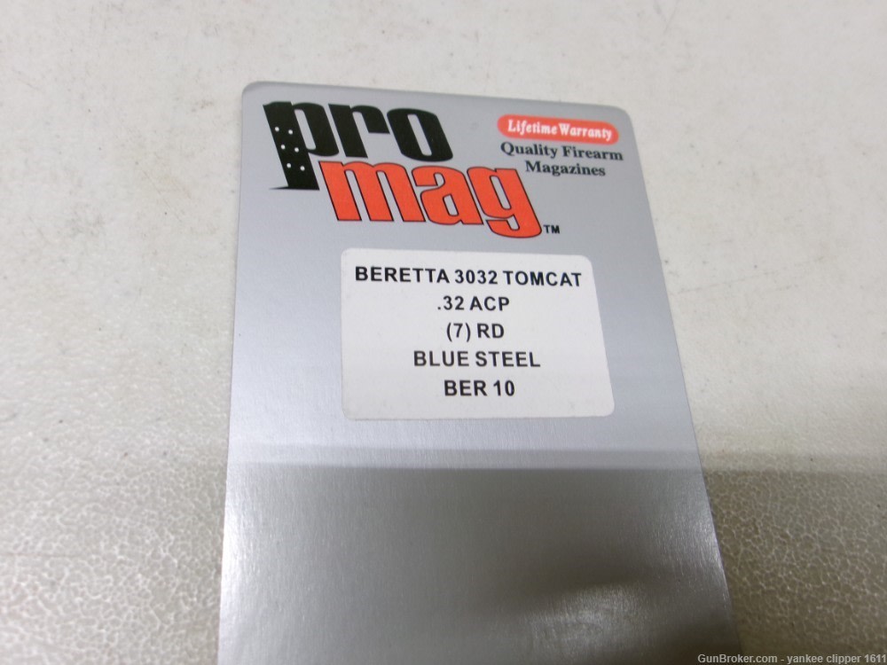 ProMag Beretta 3032 Tomcat 32 ACP 7Rd Magazine NEW, NO CC FEES-img-0
