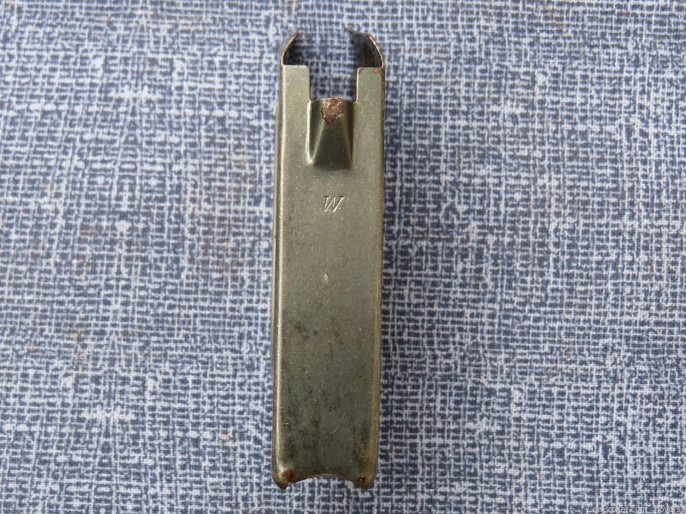 WWII GERMAN 8X56R M95 MANNLICHER W STAMPED AMMO CLIP #1-img-0