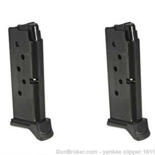 2 Ruger LCP 2 Magazines Original LCPII Mag 6rd 380 with grip extension-img-1