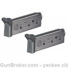2 Ruger LCP 2 Magazines Original LCPII Mag 6rd 380 with grip extension-img-0