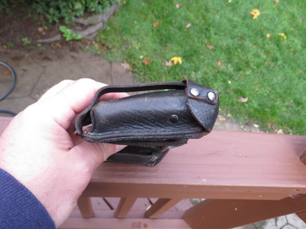 WWII  8mm GERMAN  MAUSER PEBBLED AMMO POUCH LATE WAR-img-4