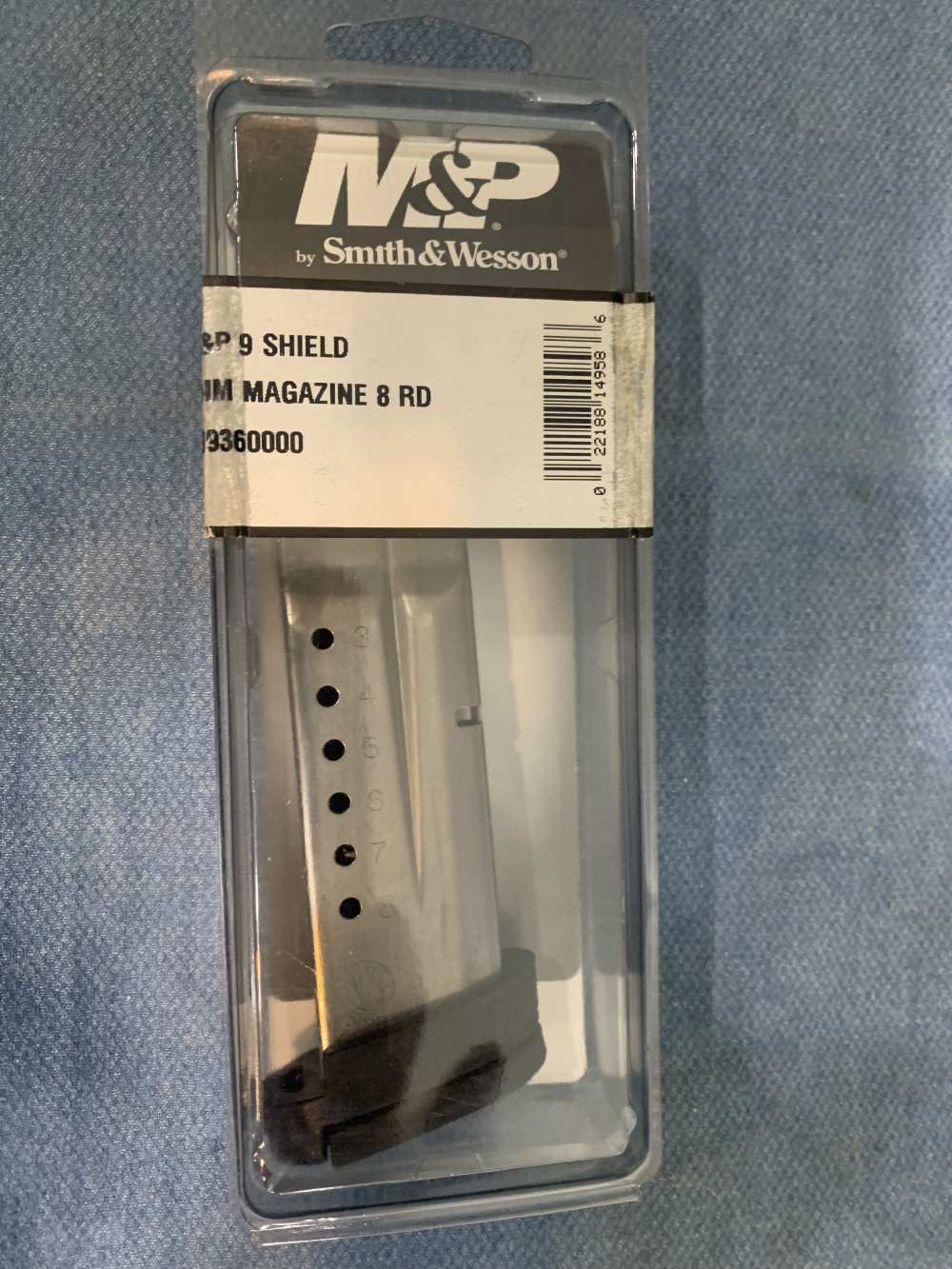 Smith & Wesson M&P9 Shield 8rd 9mm magazine, New-img-0
