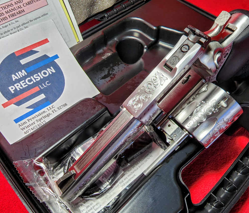 RUGER RARE  CNC ENGRAVING GP100 357 MAG 4.2" 6-RD REVOLVER-img-3