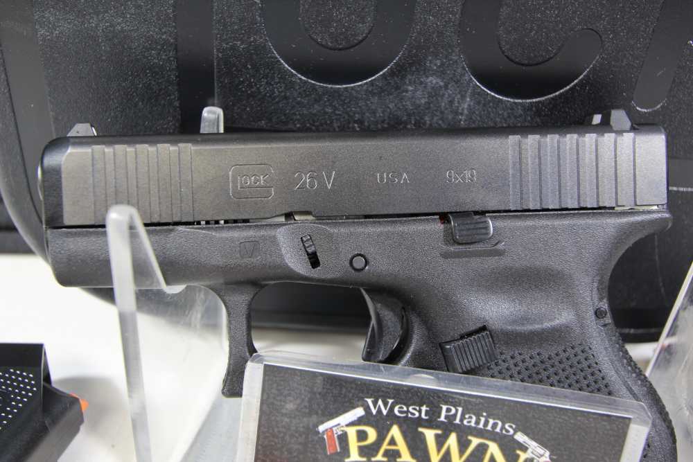 NIB GLOCK 26V SEMI AUTO, 9MM, 3.5", 10+1, UV2650201-img-1