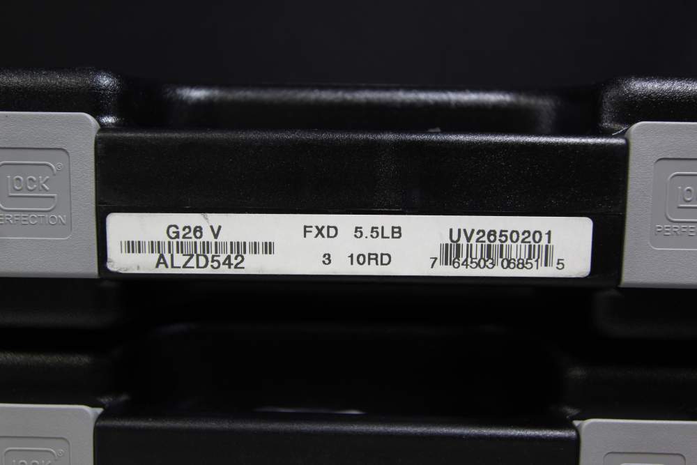 NIB GLOCK 26V SEMI AUTO, 9MM, 3.5", 10+1, UV2650201-img-3