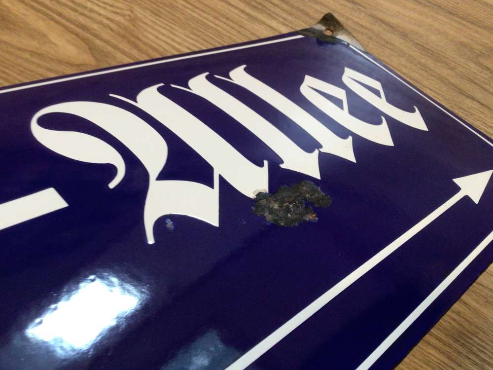 Original WWII GERMAN A.H. STREET SIGN-img-7