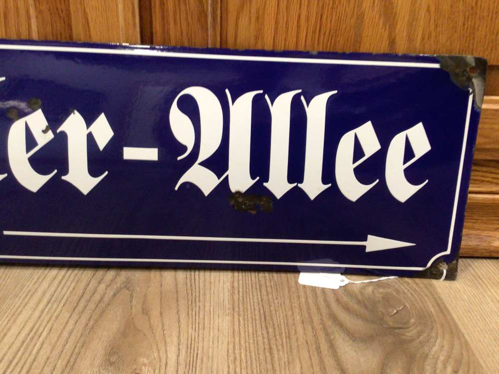 Original WWII GERMAN A.H. STREET SIGN-img-4