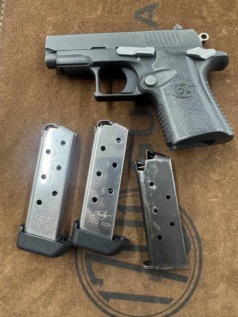 Colt Semi-Automatic Pistol Model: Mustang XSP Caliber: .380 ACP (3) mags-img-3