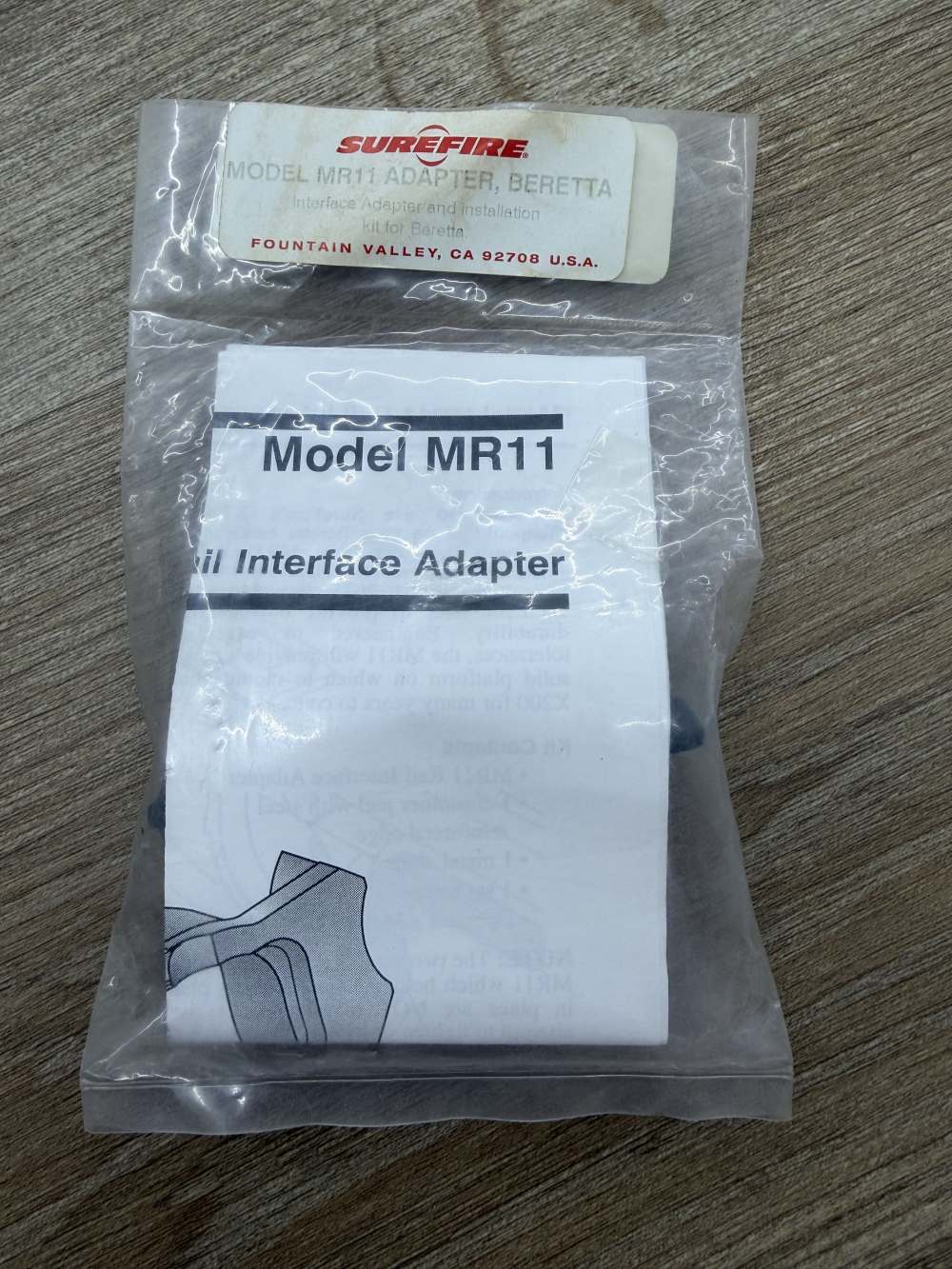 Surefire MR11 Beretta 92 flash light mount-img-3