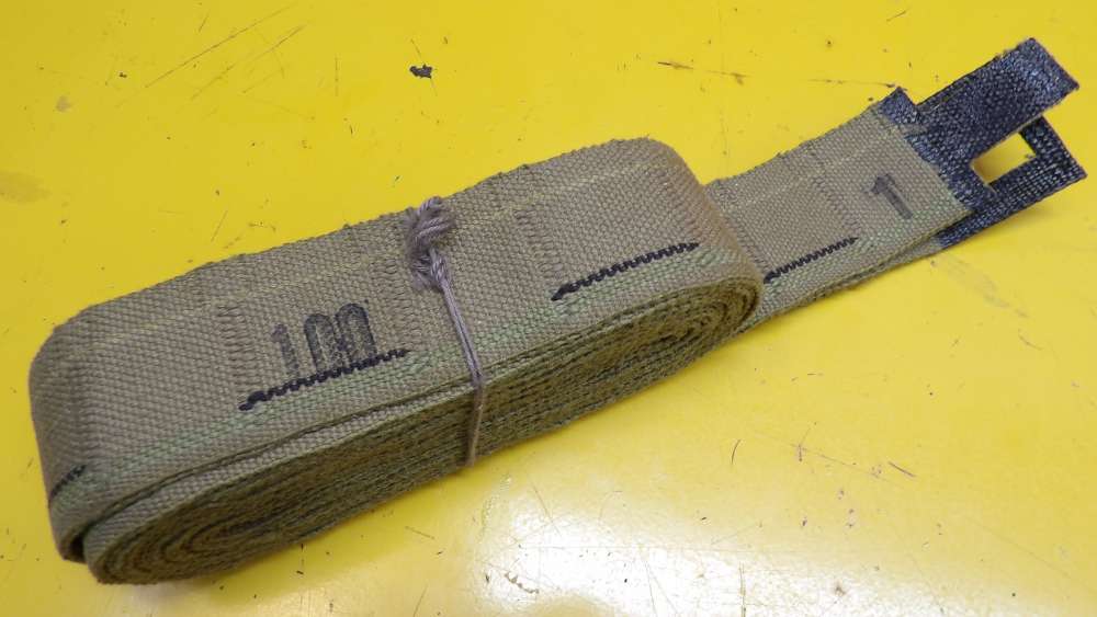 Original NOS WWII USGI .50 CALIBER CLOTH BMG  BELT  1943 Dated -img-4