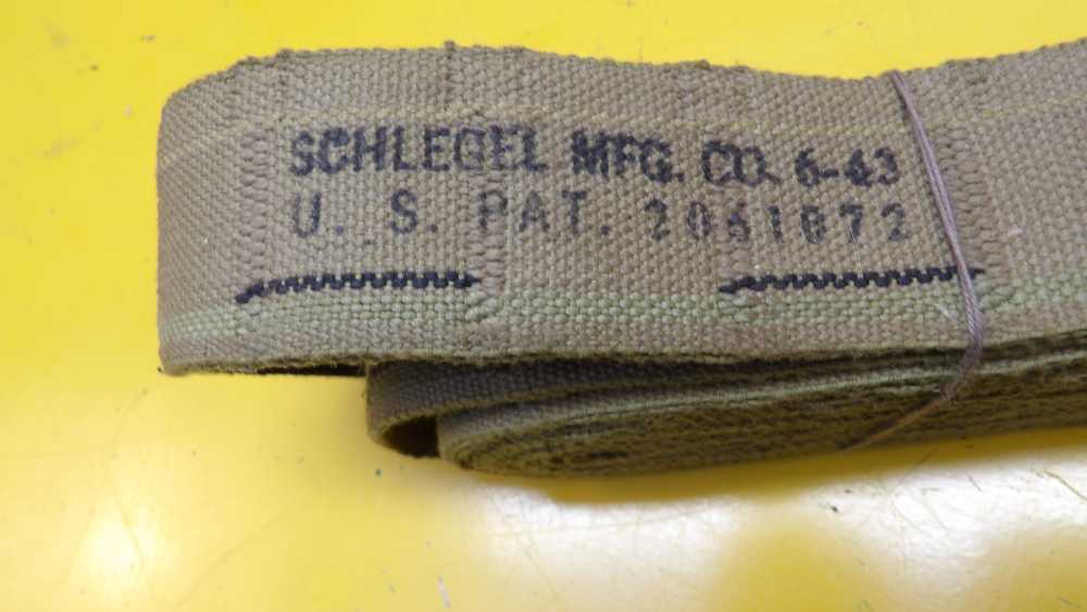 Original NOS WWII USGI .50 CALIBER CLOTH BMG  BELT  1943 Dated -img-1