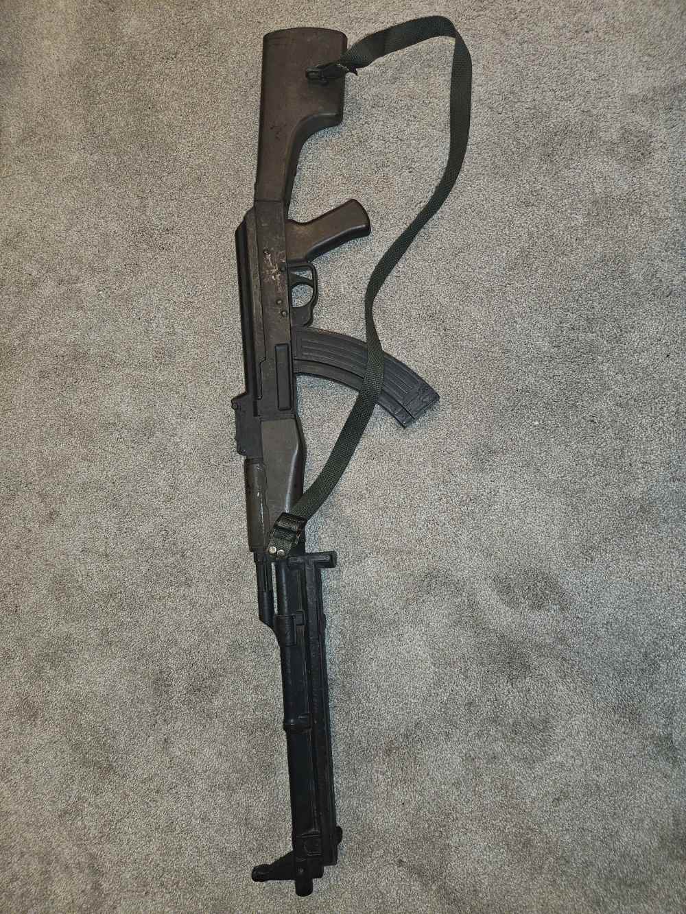 Original U.S. Vietnam War RPK Hard "Rubber Duck" Training Rifle with Sling -img-6