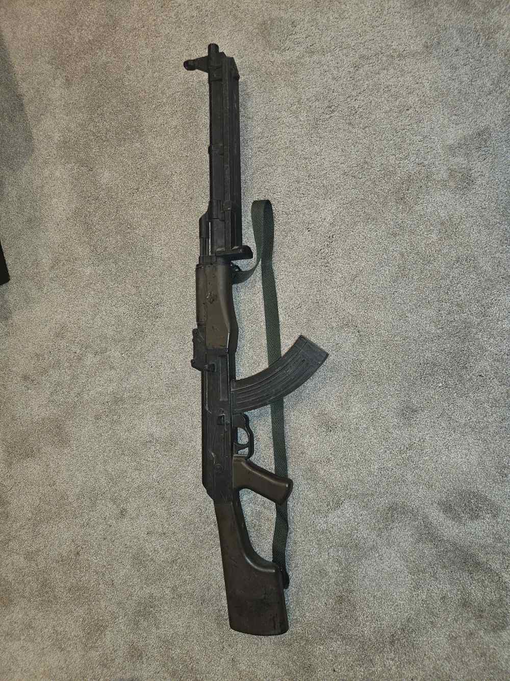 Original U.S. Vietnam War RPK Hard "Rubber Duck" Training Rifle with Sling -img-4