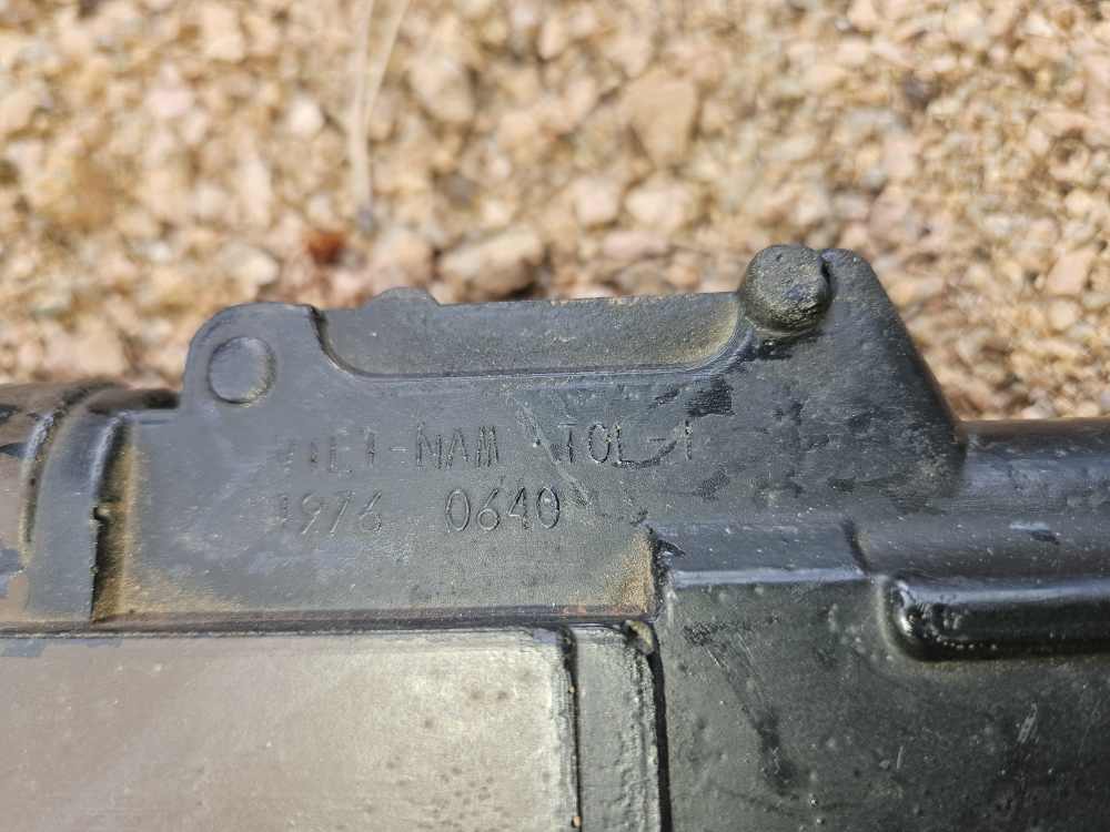Original U.S. Vietnam War RPK Hard "Rubber Duck" Training Rifle with Sling -img-7