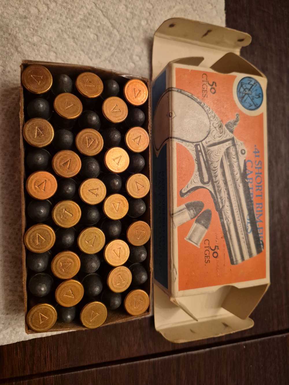 Navy Arms 41 Short Rimfire ammunition 50 rounds!-img-0