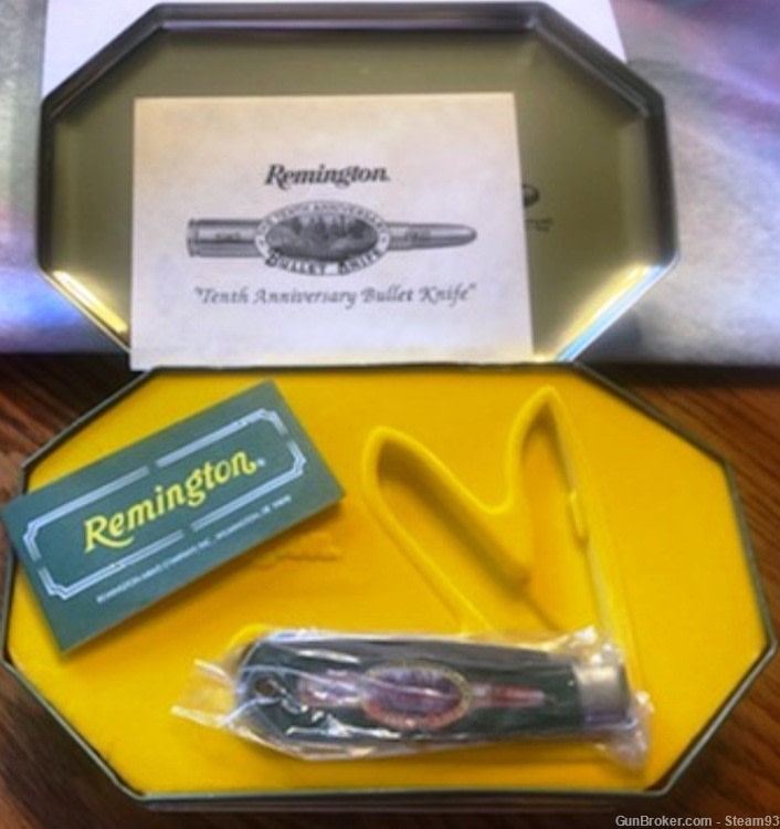 Remington A Bullet Trapper 10th Anniversary Knife R1123-img-0