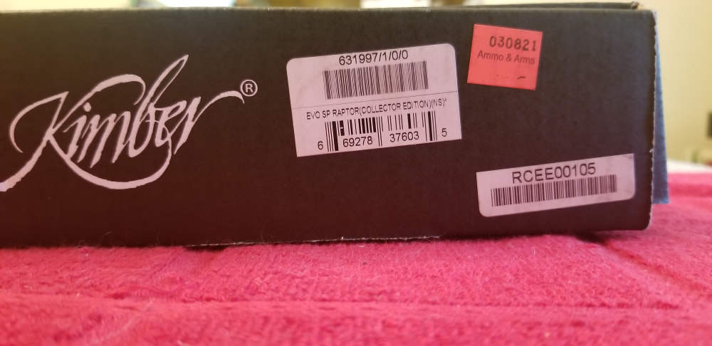 Kimber EVO SP Raptor(Collector Edition) (NIB) Never Fired 9mm (NS)-img-15