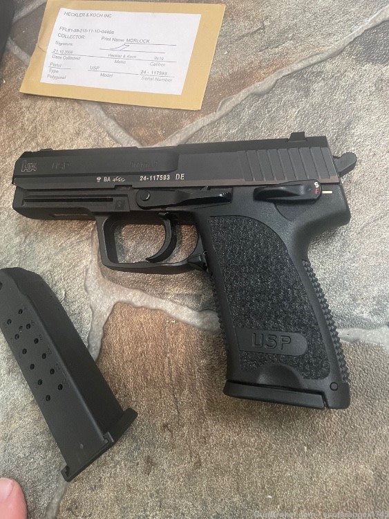 HK USP 9 Full Size Heckler & Koch Pistol 9mm Decocker 2009-img-2