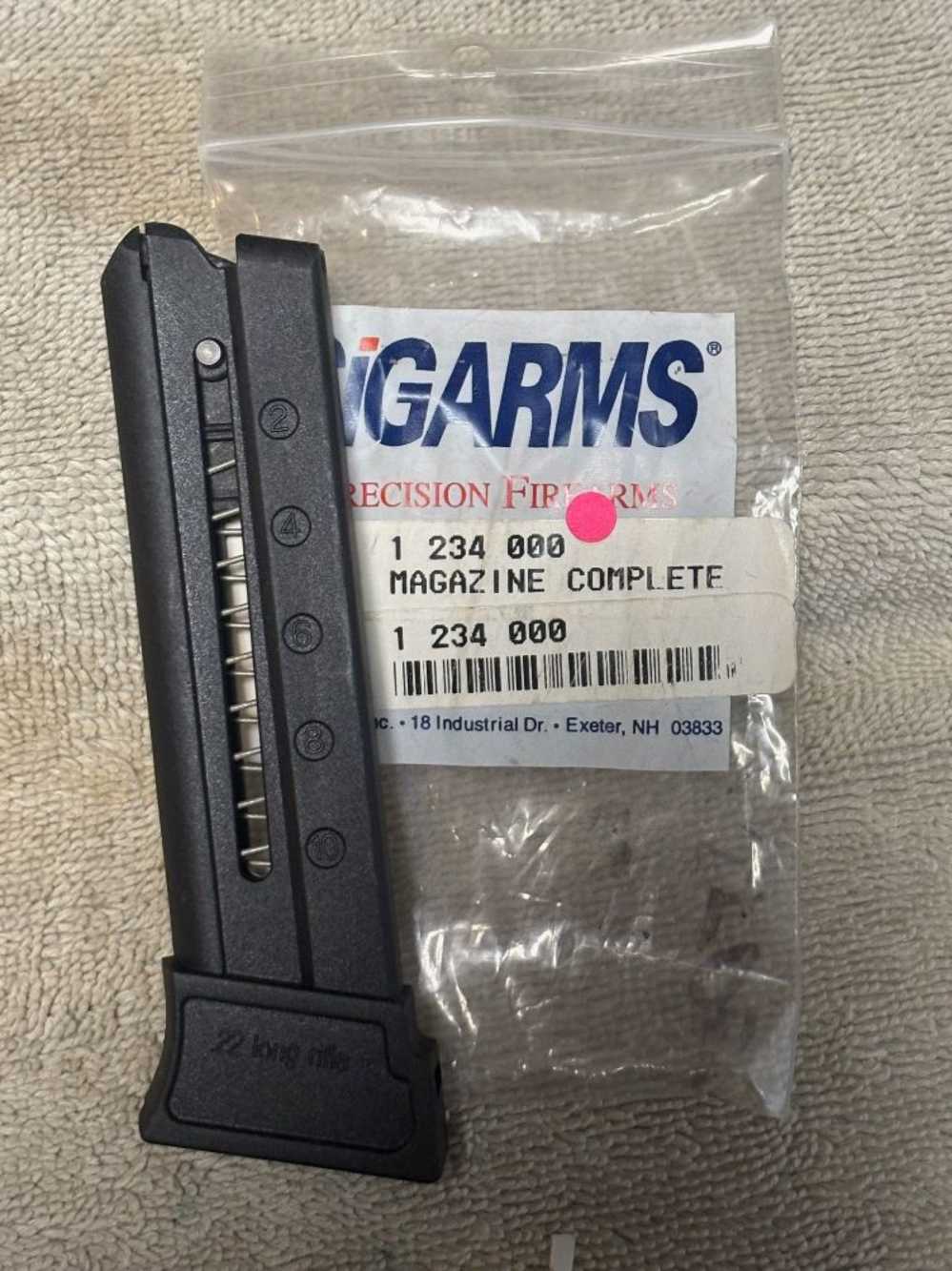 Sigarms sig sauer Hammerli 234 trailside 10 round 22 LR factory magazine-img-0