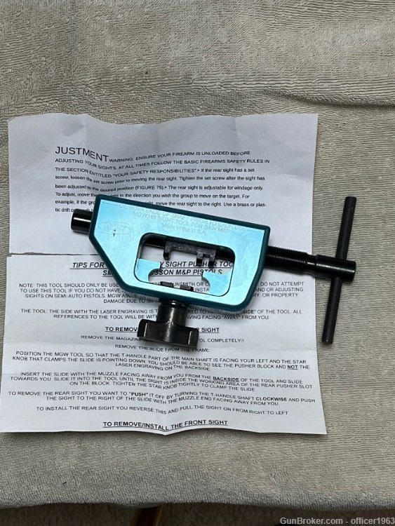 Maryland Gun Works MGW318 S&W M&P Sight Mover -img-2