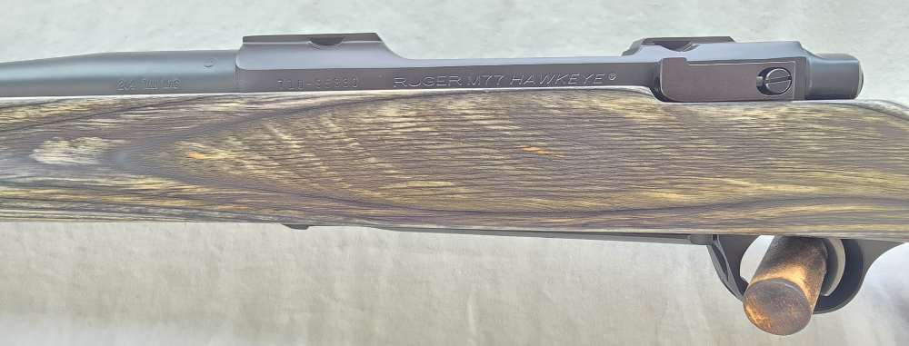 Ruger M77 Hawkeye 264 Win Mag 24” laminate stock Thumbhole Rare -img-6