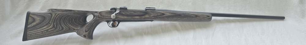 Ruger M77 Hawkeye 264 Win Mag 24” laminate stock Thumbhole Rare -img-0