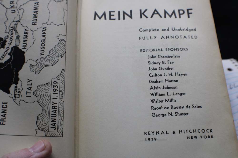 's Complete Book Titled Mein Kampf from 1939-img-3