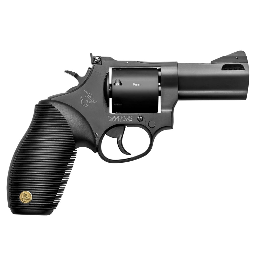 TAURUS 692 357 Mag/38 Special +P/9mm 3in 7rd Matte Black Oxide Revolver-img-1