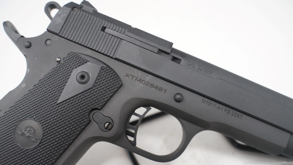 ROCK ISLAND 1911 XT .22WMR 5" 14 ROUNDS MATTE BLACK (RIAYK51996)-img-6