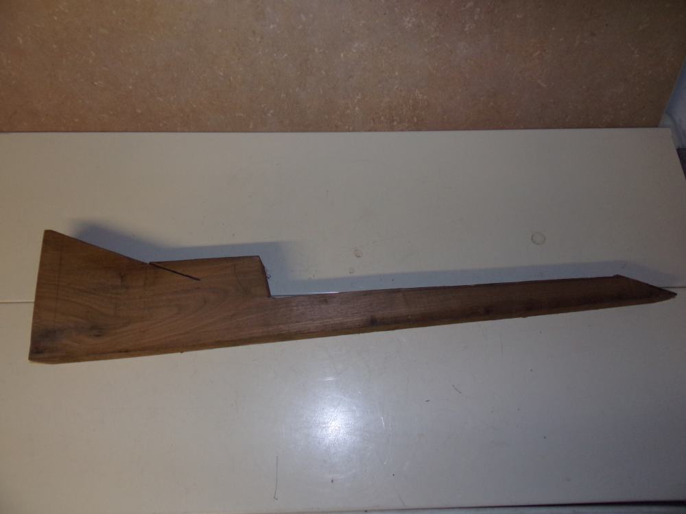 Wooden Rifle Stock Blank - 39 5/8" in Length - Unknown Wood-img-6
