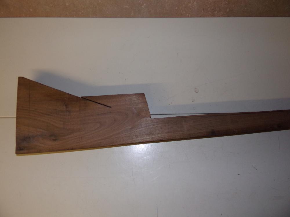 Wooden Rifle Stock Blank - 39 5/8" in Length - Unknown Wood-img-7