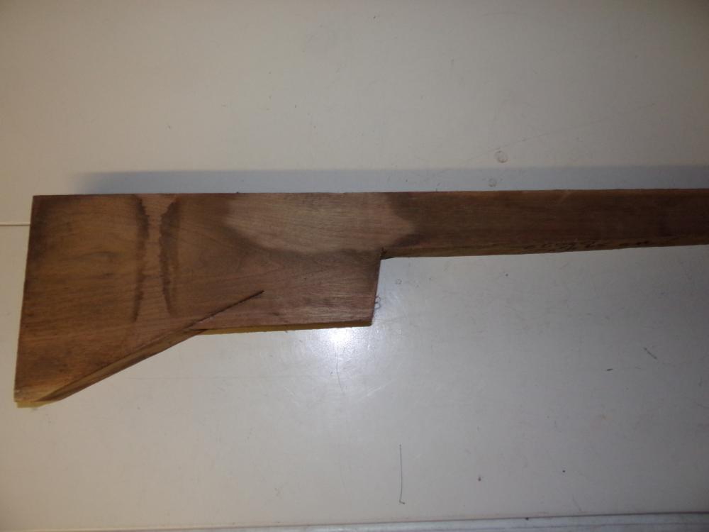 Wooden Rifle Stock Blank - 39 5/8" in Length - Unknown Wood-img-1