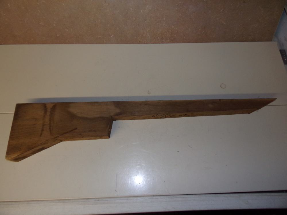 Wooden Rifle Stock Blank - 39 5/8" in Length - Unknown Wood-img-0