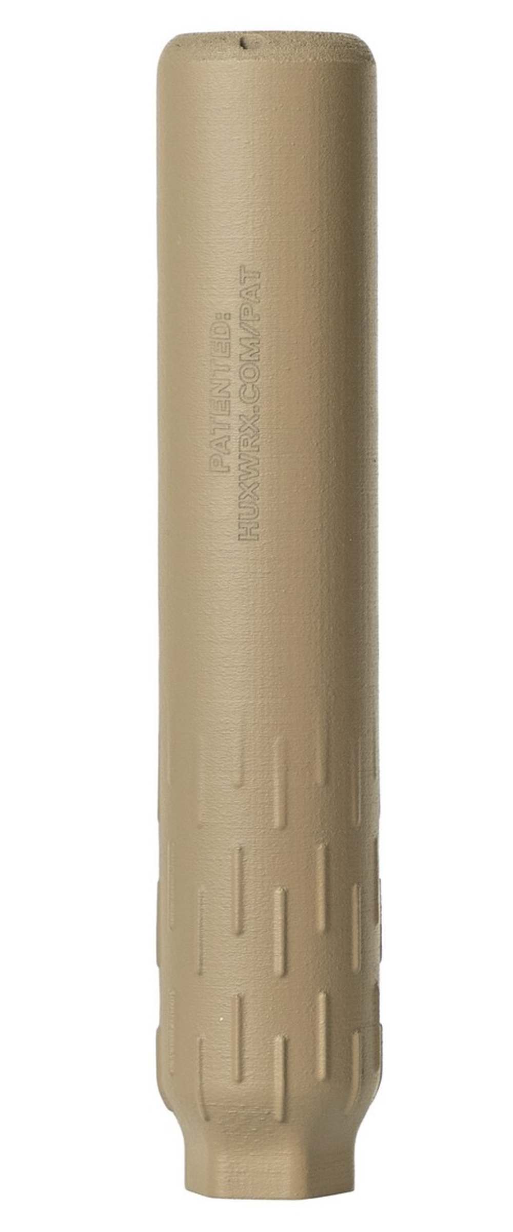 Huxwrx .22 cal Flow Ti Suppressor, 1/2 x 28 DT, FDE-img-0
