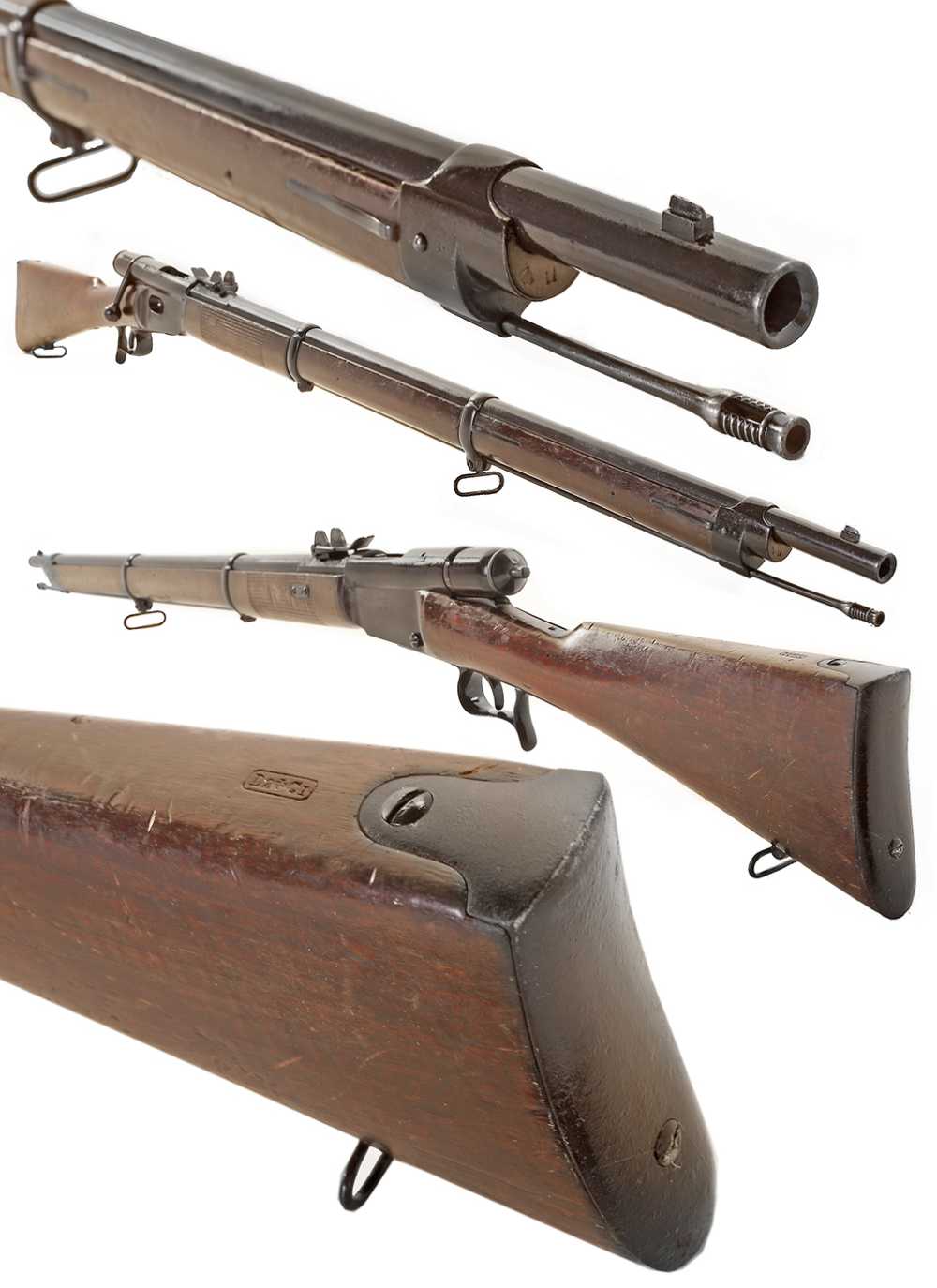 ANTIQUE SWISS VETTERLI MODEL 1869/71 BERN 10.4x38/41RF. NO FFL.-img-4